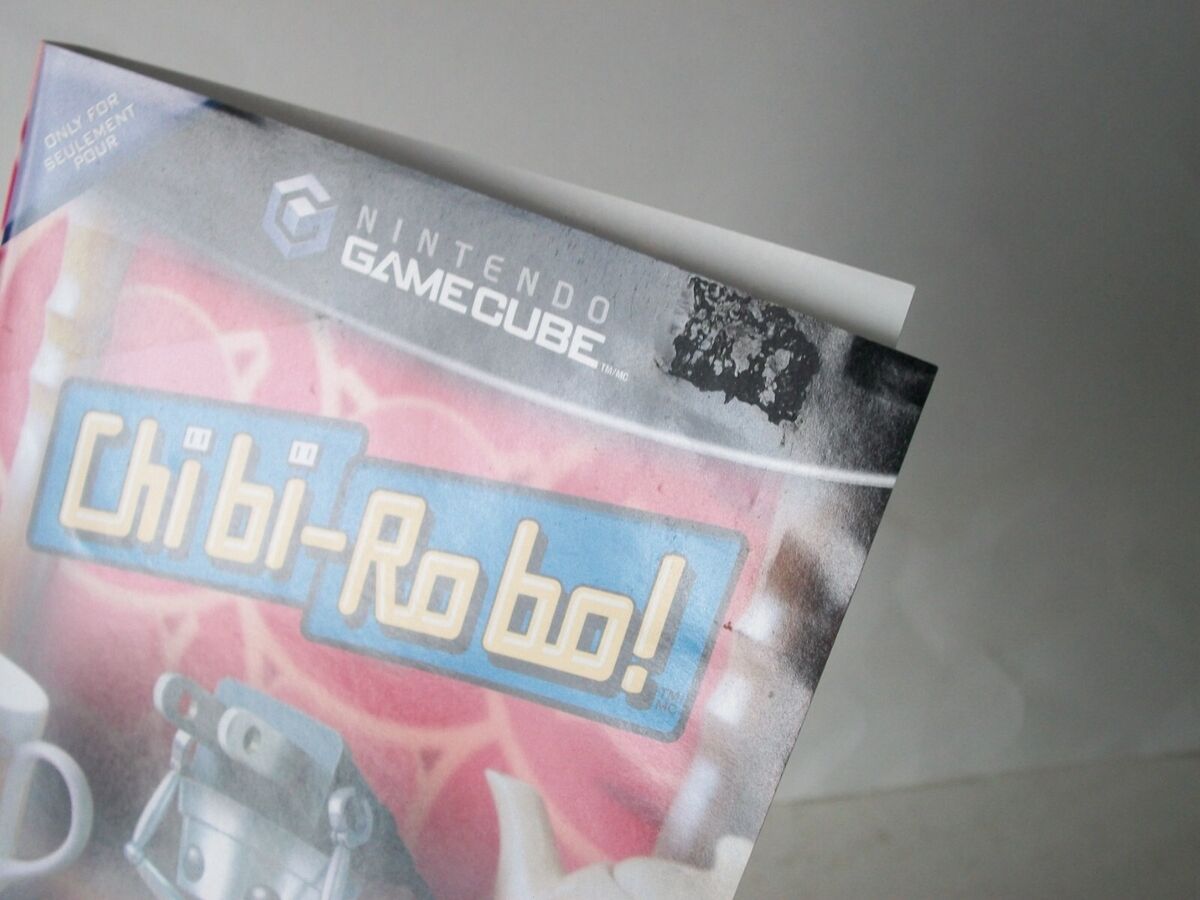 Chibi-Robo Nintendo GameCube Good Disc Game Case Plug Chibi-Robo Nintendo GameCube Good Disc Game Case Plug