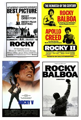 Rocky I II III IV V Creed 1 2 Balboa 8 Poster Canvas 11
