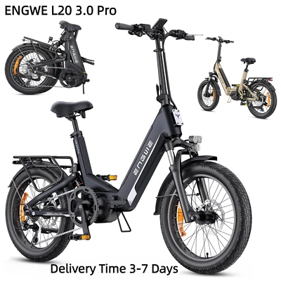 ENGWE L20 3.0 Pro Elektrofahrrad 250W E-Bike 20 Zoll Klapprad Herren City EBike