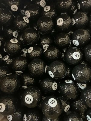 24 NEW Miniature Eight Ball Sport Golf Balls for mini Putt-Putt