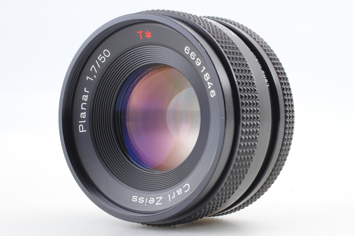 Near MINT] Contax Carl Zeiss Planar 50mm f1.7 T*AEJ MF Lens