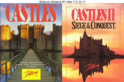 Castles + Castles II: Siege & Conquest PC Game 1991 Interplay Windows 10 11