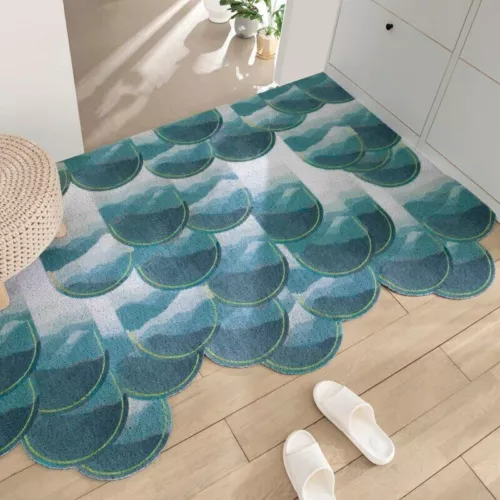 Floor Rug Non-Slip Welcome Carpet Durable Rubber Door Mats Low-Profile Heavy Rug - Picture 21 of 36