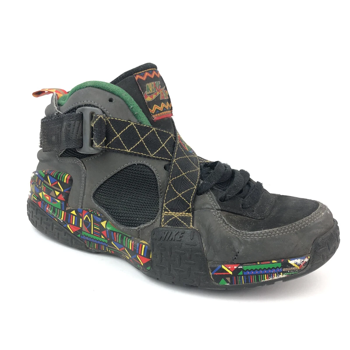 Nike Air Raid Peace Urban Jungle Mens 8.5 Basketball Shoes 642330-003