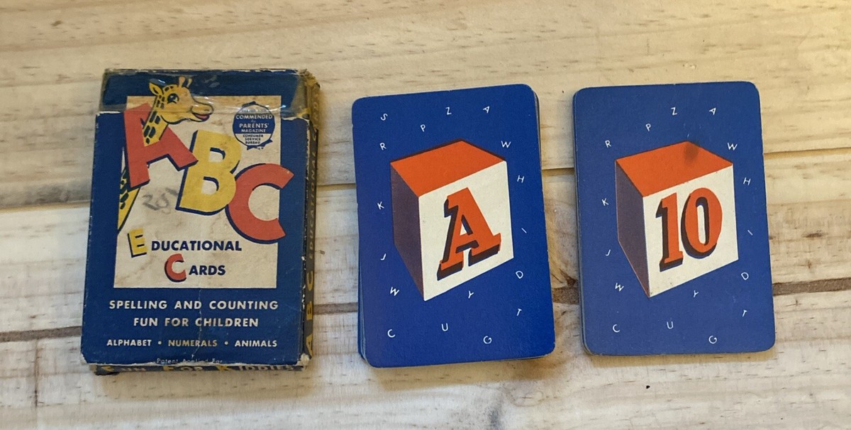 ABCカード 1944 Deck Of ABC Educational Cards | eBay