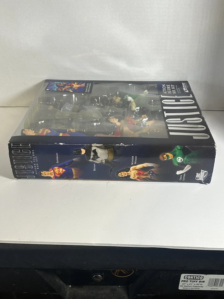 DC Direct Liga de la Justicia Juego de 4 figuras Superman Batman Mujer Maravilla Linterna Verde Foto 4 de 4