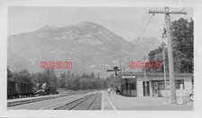4F755 RP 1950s PACIFIC GREAT EASTERN RAILROAD  SQUAMISH BC STATION