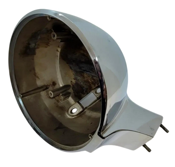 Faro exterior lateral izquierdo Chrysler Imperial 1961-1963 carcasa cromada 1904209 nuevo de stock Foto 2 de 4