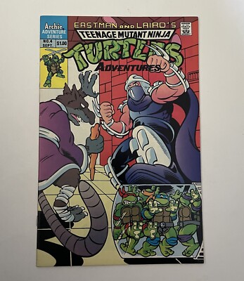 Teenage Mutant Ninja Turtles Adventures #4 | Archie Comic Boom 1989 TMNT | VF+