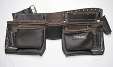 Cintura da lavoro per attrezzi tutta in pelle Tucano 12 tasche cinturone nuova