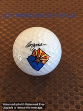 PING GOLF BALL-WHITE PING KARSTEN 2......STATE OF ARIZONA LOGO...9.9/10