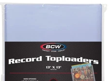 NEW (1 PC) BCW 33 RPM Record Album Toploaders 9mm- Protective Holder