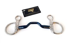 Baucher Sweet Iron Low Port Comfort Tongue Relief Snaffle Horse Bit.