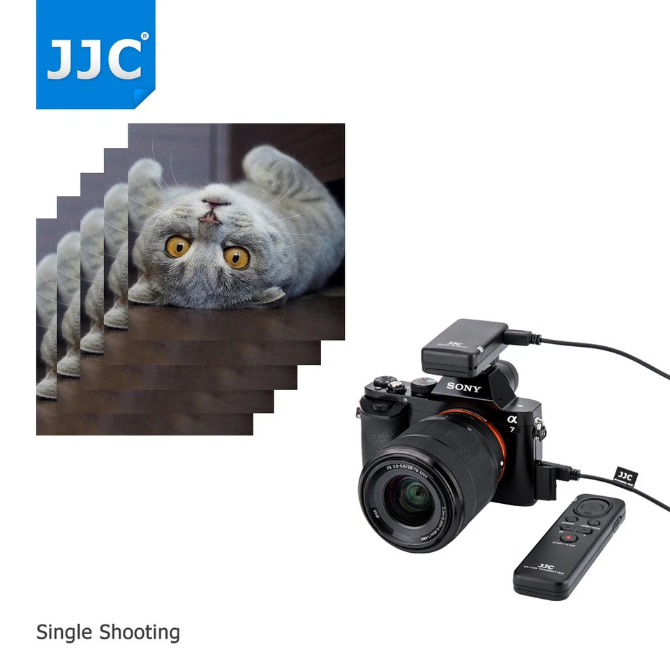 JJC 100M Wireless Remote Control for Sony A6600 A6500 A6400 A6300 A6100 A5100 - Image 4 of 4