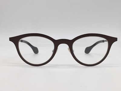 Theo Belgium Brille Damen Rund Braun cat eye Mille +21 798   Medium