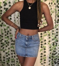 vintage guess jean skirt 27