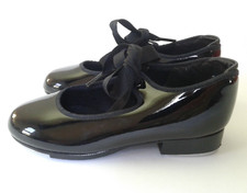 Capezio Women's 4M Girl's Jazz Tap Dance Shoes Jr. Tyette Black