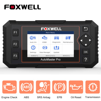 4 System OBD Scanner OBD2 KFZ Auto Diagnosegerät Tester Gerät EPB Öl NT614 ELITE