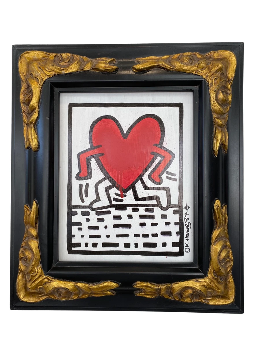 Keith Haring Running Heart