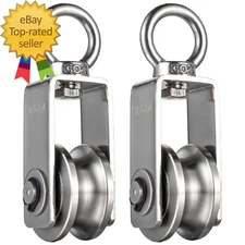 Cable Pulley Wheel Stainless Steel Bearing Inside Rope Pulley for Pulley System