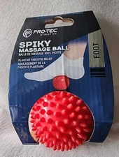 ⭐ Pro-Tec Spiky Massage Ball Foot Therapy Plantar Fasciitis Relief 2.76 in.