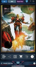 TOPPS MARVEL COLLECT NOW DIGITAL MARCH 12 2025 GOLD SR SUPER RARE IRON MAN #6