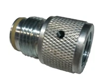 Used 88g 90g CO2 Cartridge Cylinder Paintball Gun Tank Thread Adapter Silver