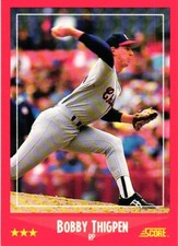 1988 Score #307 Bobby Thigpen