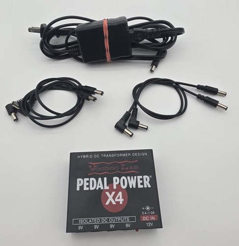 Voodoo Labs Pedal Power X4 Guitar Effects Expander Kit Pedal Power Supply