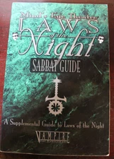 Mind's Eye Theatre: Masquerade Laws of the Night-Sabbat Guide *preowned*