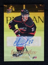 2024-25 Upper Deck Fleer Ultra Gold Rainbow Foil 3/3 Andrei Svechnikov Auto 1ra8