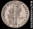 1935 Silver Mercury Dime - Choice Almost Uncirculated  Lustrous  #M570 — photo 2