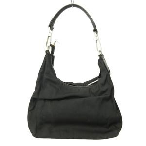 mini handbag lining all over pattern nylon black … - image 10