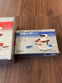 Nintendo Famicom Family Computer Robot Gyro Set Block Set HVC GYS BLS Unused