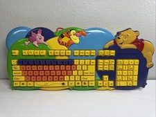 Vintage Disney Winnie The Pooh Piglet Tigger Microsoft Learning Keyboard