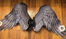 DARK WINGS FOR HALLOWEEN COSTUME UNISEX BLACK AND GREY COLOR  READ DESCRIPTION  