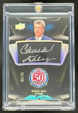2008-09 Upper Deck Black Commemorative Logo #C-CH Chuck Daly Autograph Auto /25