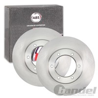 2X A.B.S. Bremsscheiben 287Mm Vorne Passend FüR Toyota Dyna