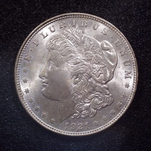 1921 P Morgan Silver Dollar, VAM 3BL UNC & Problem Free See Photos & VAM INFO