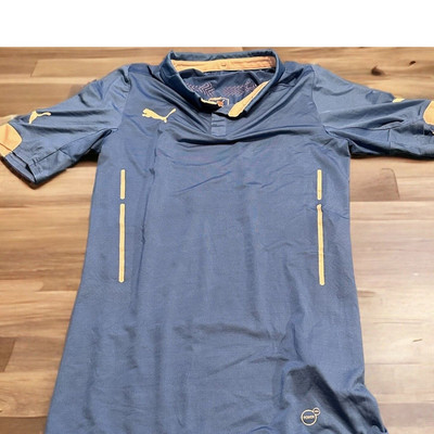 Puma Sport Life Style Pullover Running Shirt Woman's Size L Blue
