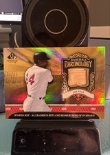 2006 SP Legendary Cuts - Baseball Chronology Jim Rice #BC-RI Materials (MEM)