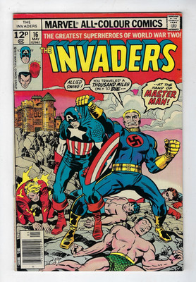 The Invaders # 16 Marvel Comics 1st app Julia Koenig Jack Kirby Cover (1977) FN
