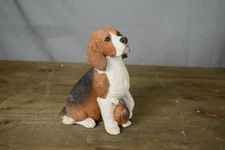 Vintage 1990s Sandicast Beagle & Pup Dog Figurine Statue K380 Made in USA Brue
