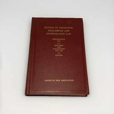 ABA Section of Insurance Negligence & Compensation Law Proceedings 1959 Roster