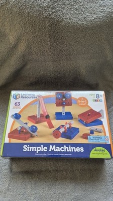 Learning Resources Building Set Simple Machines 63 pieces Brand New