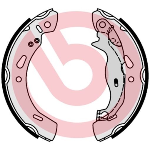 Für BREMBO S 24 548 brake jaws. FIESTA VI - Bild 9