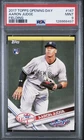 2017 Topps Opening Day Aaron Judge Fielding RC Rookie #147 PSA 9