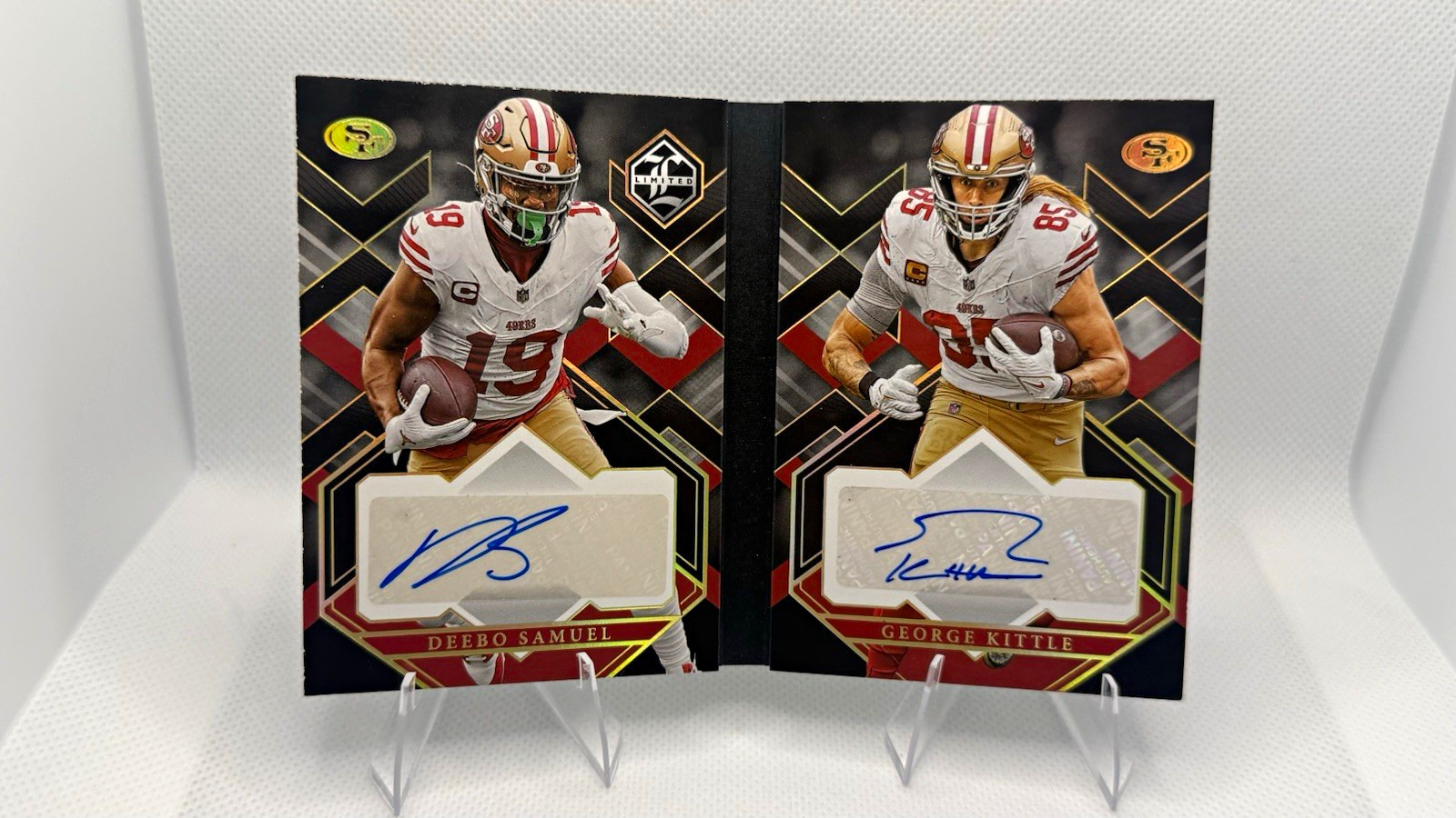 Panini 2023 Partnership Duals Booklet Deebo/Kittle PD-SK Auto 10/49