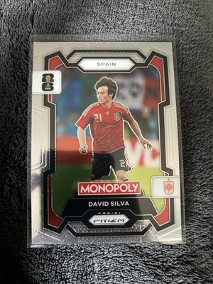 Panini Prizm Monopoly World Cup 2026 #42 David Silva Spain Legend