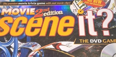 Scene It 2nd DVD Edition   Movie Trivia Game 2007 Complete With Original Pieces 